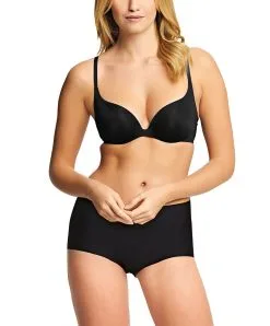 Soutien-gorge Push-up Contour Multipositions Invisible Collection De Lingerie Essentielle Intuition Par Wacoal Lingerie, Coloris Toasted Beige (=peau). -SOUTIEN-GORGE Soldes Boutique Soutien gorge push up contour multipositions Wacoal Intuition toasted black noir WE108003 BLK 2