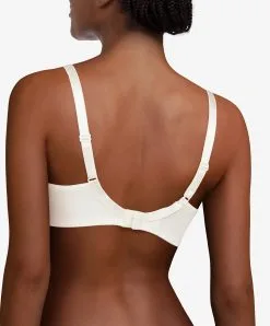 Soutien-gorge Sans Armatures Chantelle Lingerie De La Collection Every Curve Coloris Milk.  -SOUTIEN-GORGE Soldes Boutique Soutien gorge sans armatures Chantelle every curve ivoire nacre C16B20 0LW 2