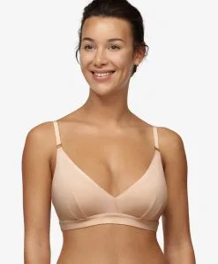 Soutien-gorge Sans Armatures Triangle Collection Pure Light De La Marque De Lingerie Chantelle. -SOUTIEN-GORGE Soldes Boutique Soutien gorge sans armatures Chantelle pure light Chair C10M20 01N