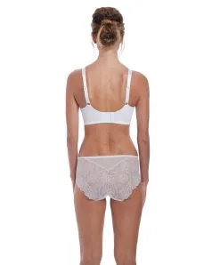 Soutien-gorge Sans Armatures Collection Memoir De Chez Fantasie Lingerie. -SOUTIEN-GORGE Soldes Boutique Soutien gorge sans armatures Fantasie Memoir Blanc FL3022 WHE ensemble dos