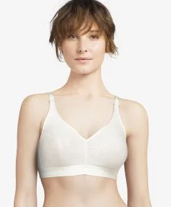 Soutien-gorge Sans Armatures Collection Lingerie Invisible Grande Taille C Magnifique De La Marque De Lingerie Chantelle, Coloris Ivoire.