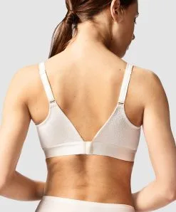 Soutien-gorge Sans Armatures Collection Lingerie Invisible Grande Taille C Magnifique De La Marque De Lingerie Chantelle, Coloris Ivoire. -SOUTIEN-GORGE Soldes Boutique Soutien gorge sans armatures grande taille Chantelle C Magnifique ivoire nacre C18920 035 11
