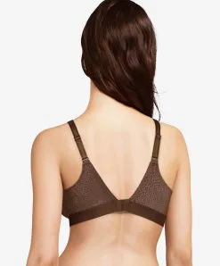Soutien-gorge Sans Armatures Collection Lingerie Invisible Grande Taille C Magnifique De La Marque De Lingerie Chantelle, Coloris Noyer. -SOUTIEN-GORGE Soldes Boutique Soutien gorge sans armatures grande taille Chantelle C Magnifique noyer brun C18920 0ST 2