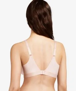 Soutien-gorge Sans Armatures Collection Lingerie Invisible Grande Taille C Magnifique De La Marque De Lingerie Chantelle, Coloris Rose Dragée. -SOUTIEN-GORGE Soldes Boutique Soutien gorge sans armatures grande taille Chantelle C Magnifique rose dragee rose poudre C18920 0JW 2