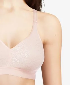Soutien-gorge Sans Armatures Collection Lingerie Invisible Grande Taille C Magnifique De La Marque De Lingerie Chantelle, Coloris Rose Dragée. -SOUTIEN-GORGE Soldes Boutique Soutien gorge sans armatures grande taille Chantelle C Magnifique rose dragee rose poudre C18920 0JW 3