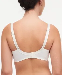 Soutien Gorge Sans Armatures Maintien Chantelle De La Collection Quotidienne Bold Curve, Coloris Ivoire Multicolore.  -SOUTIEN-GORGE Soldes Boutique Soutien gorge sans armatures maintien Chantelle Bold Curve ivoire multicolore nacre C13M20 0EN 2