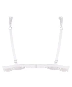 Soutien-gorge Sans Armatures Collection De Lingerie Blanche Féérie Couture Par Lise Charmel. -SOUTIEN-GORGE Soldes Boutique Soutien gorge sans armatures triangle Lise Charmel Feerie Couture blanc ACH6574 BL 102