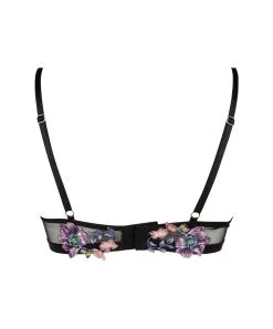 Soutien-gorge Sans Armatures Lise Charmel Collection Flora Aura, Coloris Aura Pastel (broderie Multicolore Pastel Sur Fond Noir). 17 Soutien-gorge Sans Armatures Lise Charmel Collection Flora Aura, Coloris Aura Pastel (broderie Multicolore Pastel Sur Fond Noir). -SOUTIEN-GORGE Soldes Boutique Soutien gorge sans armatures triangle Lise Charmel Flora Aura pastel noir et multicolore ACH6519 AP 11