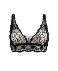 Soutien-gorge Sans Armatures Ligne Sublime En Dentelle De La Marque De Lingerie Française Lise Charmel.  -SOUTIEN-GORGE Soldes Boutique Soutien gorge sans armatures triangle Lise Charmel Sublime en dentelle noir ACH6513 NO 101