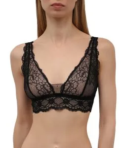 Soutien-gorge Sans Armatures Ligne Sublime En Dentelle De La Marque De Lingerie Française Lise Charmel.  -SOUTIEN-GORGE Soldes Boutique Soutien gorge sans armatures triangle Lise Charmel Sublime en dentelle noir ACH6513 NO 501