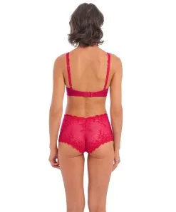 Soutien-gorge Sans Armatures Embrace Lace De Chez Wacoal -SOUTIEN-GORGE Soldes Boutique Soutien gorge sans armatures triangle Wacoal Embrace lace persian red rouge WA852191 615 4