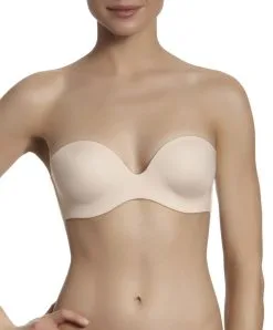 Simone Perele Soutien-gorge Sans Bretelles Plongeant Multipositions Inspiration De Chez Simone Pérèle à L'effet Décolleté Très Profond -SOUTIEN-GORGE Soldes Boutique Soutien gorge sans bretelles plongeant Simone Perele Inspiration Peau 12W303 709 1