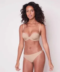 Simone Perele Soutien-gorge Sans Bretelles Plongeant Multipositions Inspiration De Chez Simone Pérèle à L'effet Décolleté Très Profond -SOUTIEN-GORGE Soldes Boutique Soutien gorge sans bretelles plongeant Simone Perele Inspiration Peau 12W303 709 24
