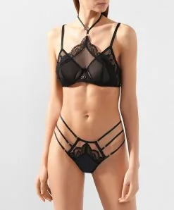 Soutien-gorge Sexy Collection Nouvel Eros De La Marque De Lingerie De Luxe Lise Charmel.   -SOUTIEN-GORGE Soldes Boutique Soutien gorge sexy Lise Charmel nouvel eros noir et or ACG6330 NR 200