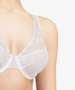 Soutien-gorge Spacer Triangle Plunge Blanc Collection Day To Night De Chez Chantelle. 10 Soutien-gorge Spacer Triangle Plunge Blanc Collection Day To Night De Chez Chantelle. -SOUTIEN-GORGE Soldes Boutique Soutien gorge spacer triangle armatures Chantelle Day to Night blanc C15F70 010 3