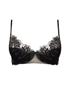 Soutien-gorge Triangle à Armatures De La Collection Lingerie De Luxe Les Nuits Chics Par Lise Charmel.  -SOUTIEN-GORGE Soldes Boutique Soutien gorge triangle armatures Lise Charmel Les Nuits Chics noir argent ACH6735 NA packshot 10