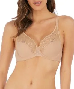 Soutien-gorge Triangle Armatures Collection De Lingerie Quotidienne Lisse Coloris Frappe (=peau) Par Wacoal.