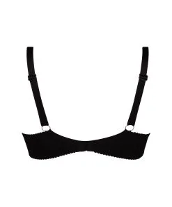Soutien-gorge Triangle Armatures Couvrant De La Collection Lingerie De Luxe Les Nuits Chics Par Lise Charmel.  -SOUTIEN-GORGE Soldes Boutique Soutien gorge triangle armatures couvrant Lise Charmel Les Nuits Chics noir argent BCH6735 NA packshot 11
