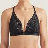 Soutien-gorge Bralette Triangle Sans Armatures Collection Lingerie Bahia & Moi Coloris Noir De Chez Aubade Paris. -SOUTIEN-GORGE Soldes Boutique Soutien gorge triangle bralette bahia et moi Aubade noir PY10B NOIR 12