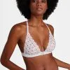 Soutien-gorge Bralette Triangle Sans Armatures Collection Lingerie Bahia & Moi Coloris Tangerine (blanc Et Détails Couleur Corail) De Chez Aubade Paris. -SOUTIEN-GORGE Soldes Boutique Soutien gorge triangle bralette bahia et moi tangerine Aubade blanc et corail PY10B 26 TANR 1