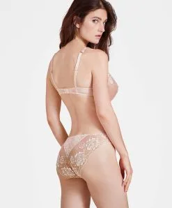 Soutien-gorge Triangle Push-up Aubade De La Collection Mélodie D'été Aurore. -SOUTIEN-GORGE Soldes Boutique Soutien gorge triangle foulard melodie d ete Aubade aurore ICN81 AURO 2