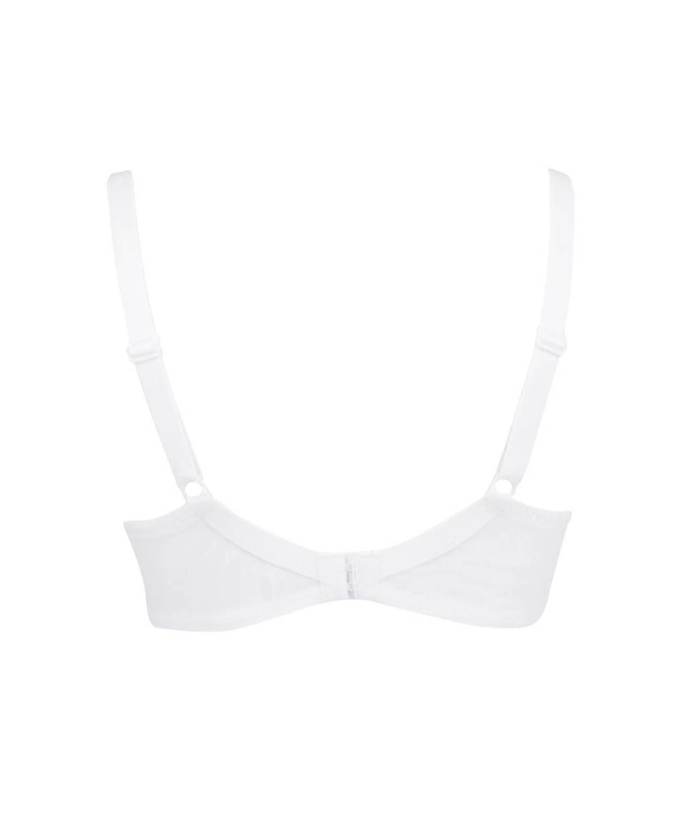 Soutien-gorge Triangle Grande Tailles Antigel De Lise Charmel De La Collection Sensualité Douceur Au Coloris Blanc. 4 Soutien-gorge Triangle Grande Tailles Antigel De Lise Charmel De La Collection Sensualité Douceur Au Coloris Blanc. – Image 2