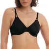 Soutien-gorge Triangle Moulé Lisse Collection De Lingerie Quotidienne Accord Coloris Noir Par Wacoal. 