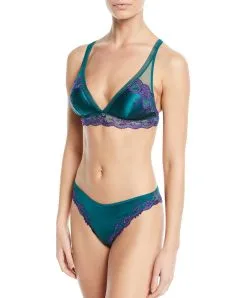 Soutien-gorge Triangle Sans Armaturesen Soie Lise Charmel Collection Splendeur Soie Coloris Splendeur Turquoise. -SOUTIEN-GORGE Soldes Boutique Soutien gorge triangle sans armatures Lise Charmel Splendeur soie aurore ACC6580 ST ensemble