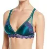 Soutien-gorge Triangle Sans Armaturesen Soie Lise Charmel Collection Splendeur Soie Coloris Splendeur Turquoise.