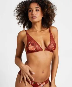 Soutien-gorge Triangle Sans Armatures Aubade De La Collection Sweet Folk. 9 Soutien-gorge Triangle Sans Armatures Aubade De La Collection Sweet Folk. -SOUTIEN-GORGE Soldes Boutique Soutien gorge triangle sans armatures sweet folk Aubade sienna RP10 SIEN