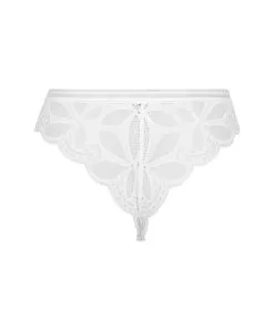 ANTIGEL DE LISE CHARMEL String Collection Stricto Sensuelle De Chez Antigel Par Lise Charmel Coloris Blanc. -SOUTIEN-GORGE Soldes Boutique String Antigel de Lise Charmel Stricto Sensuelle blanc ECH0017 BL ps 11