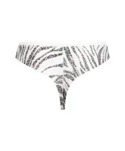 String Antigel De Lise Charmel Collection Zèbre Rebelle. -SOUTIEN-GORGE Soldes Boutique String Antigel de Lise Charmel zebre rebelle noir et blanc ECG0098 ZL 3