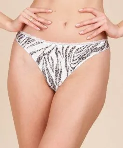 String Antigel De Lise Charmel Collection Zèbre Rebelle. -SOUTIEN-GORGE Soldes Boutique String Antigel de Lise Charmel zebre rebelle noir et blanc ECG0098 ZL 5