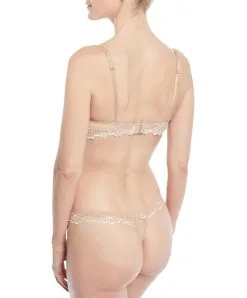 String Collection De Lingerie Permanente Dressing Floral De Chez Lise Charmel, Coloris Ambre Nacre. 12 String Collection De Lingerie Permanente Dressing Floral De Chez Lise Charmel, Coloris Ambre Nacre. -SOUTIEN-GORGE Soldes Boutique String Lise Charmel Dressing Floral ambre nacre chair ACC0088 AN 504