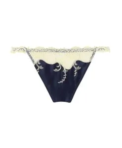 String Splendeur Soie De La Marque Lise Charmel -SOUTIEN-GORGE Soldes Boutique String Sexy Lise Charmel Splendeur soie Bleu fonce ACC0580