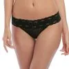String Dentelle Collection De Lingerie Permanente Wacoal Halo Lace, Coloris Noir.