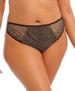 String Grande Taille De La Collection Matilda Par Elomi, Coloris Leopard.