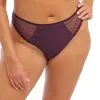 String Grande Taille De La Collection Matilda Par Elomi, Coloris Wine Diamond. 1 String Grande Taille De La Collection Matilda Par Elomi, Coloris Wine Diamond. -SOUTIEN-GORGE Soldes Boutique String grande taille Elomi Matilda wine diamond violet EL8907 WID 6