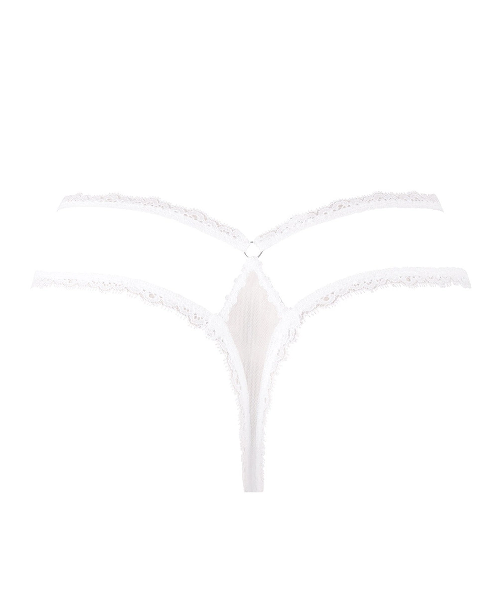 String Sexy Collection De Lingerie Blanche Féérie Couture Par Lise Charmel. 14 String Sexy Collection De Lingerie Blanche Féérie Couture Par Lise Charmel. – Image 12