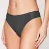 String Taille Basse Gris Invisible Collection Essentielle Soft Stretch De Chez Chantelle.  -SOUTIEN-GORGE Soldes Boutique String taille basse Chantelle soft stretch gris profond C26490 0SE 1