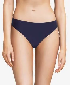 String Taille Basse Invisible Collection Essentielle Soft Stretch De Chez Chantelle, Coloris Saphir. 