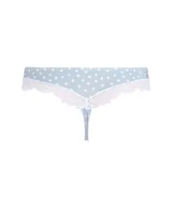 ANTIGEL DE LISE CHARMEL String Sexy Collection Pois Sixties De Chez Antigel Par Lise Charmel, Coloris Bleu Sterling. 17 ANTIGEL DE LISE CHARMEL String Sexy Collection Pois Sixties De Chez Antigel Par Lise Charmel, Coloris Bleu Sterling. -SOUTIEN-GORGE Soldes Boutique String tanga Antigel de Lise Charmel Pois Sixties bleu sterling pois blanc ECH0092 BS 11