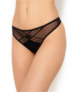 ANTIGEL DE LISE CHARMEL String Tanga Sexy Soir Adrénaline De La Marque De Lingerie Antigel Par Lise Charmel. -SOUTIEN-GORGE Soldes Boutique String tanga Antigel de Lise Charmel Soir Adrenaline noir ECG0095 NO 501
