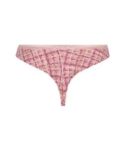 ANTIGEL DE LISE CHARMEL String Sexy Collection Un Amour De Tweed En Coloris Rose Amour De Chez Antigel Par Lise Charmel. -SOUTIEN-GORGE Soldes Boutique Tanga Antigel de Lise Charmel Un Amour de Tweed rose amour rose ECH0052 RA 11