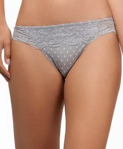 ANTINÉA DE LISE CHARMEL Tanga Antinéa De Lise Charmel De La Collection Jetée De Perles. -SOUTIEN-GORGE Soldes Boutique Tanga Antinea de Lise Charmel Jetee de Perle Gris perle CCC0031 visuel