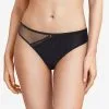 Tanga Collection Chic Essential Coloris Noir De Chez Chantelle Paris. 