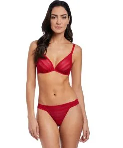 Tanga Wacoal De La Collection Sexy Shaping. -SOUTIEN-GORGE Soldes Boutique Tanga Sexy shaping Wacoal Rouge WE132007 ROG ensemble