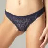 Simone Perele Tanga Bleu Marine Collection Asta De Chez Simone Pérèle.  -SOUTIEN-GORGE Soldes Boutique Tanga Simone Perele Asta marine bleu fonce 13S710 525 2