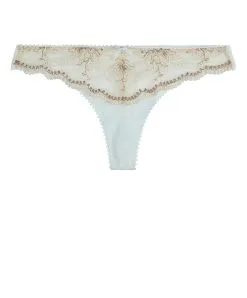 Tanga Sexy Collection Trésor Infini De Chez Aubade, Coloris White Wind. -SOUTIEN-GORGE Soldes Boutique Tanga Tresor Infini white wind Aubade blanc et chair ID26 WHIW 1001