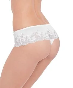 Tanga De La Collection Lace Affair De La Marque Wacoal. -SOUTIEN-GORGE Soldes Boutique Tanga Wacoal Lace affair white Blanc WA845256 WHE 3